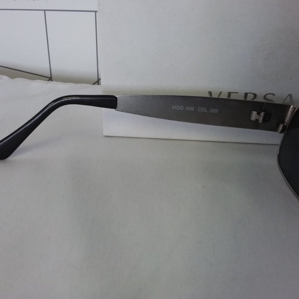 Vintage Versace Gunmetal Silver Sunglasses - Picture 6 of 7